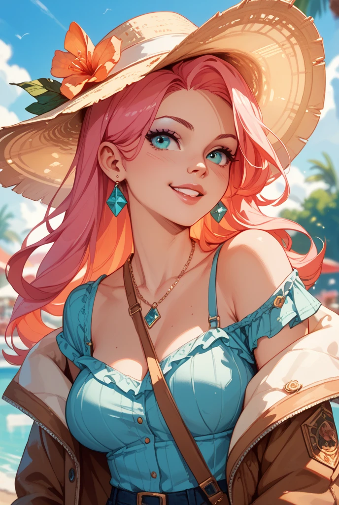 3dmm,masterpiece, high quality best quality,1girl, bangs, beach, blue_sky, blush, bow, breasts, checkered, checkered_shirt, checkered_skirt, cloud, cloudy_sky, collarbone, day, envelope, giving, grass, hair_bow, heart, holding, holding_letter, horizon, incoming_gift, kazami_yuuka, leaning_forward, lens_flare, letter, light_rays, long_hair, looking_at_viewer, love_letter, mountain, mountainous_horizon, ocean, outdoors, plaid, plaid_background, plaid_bikini, plaid_bow, plaid_bowtie, plaid_bra, plaid_dress, plaid_headwear, plaid_jacket, plaid_legwear, plaid_necktie, plaid_neckwear, plaid_panties, plaid_pants, plaid_ribbon, plaid_scarf, plaid_shirt, plaid_skirt, plaid_vest, pov, shirt, skirt, sky, smile, solo, sun, sunbeam, sunlight, tree, unmoving_pattern