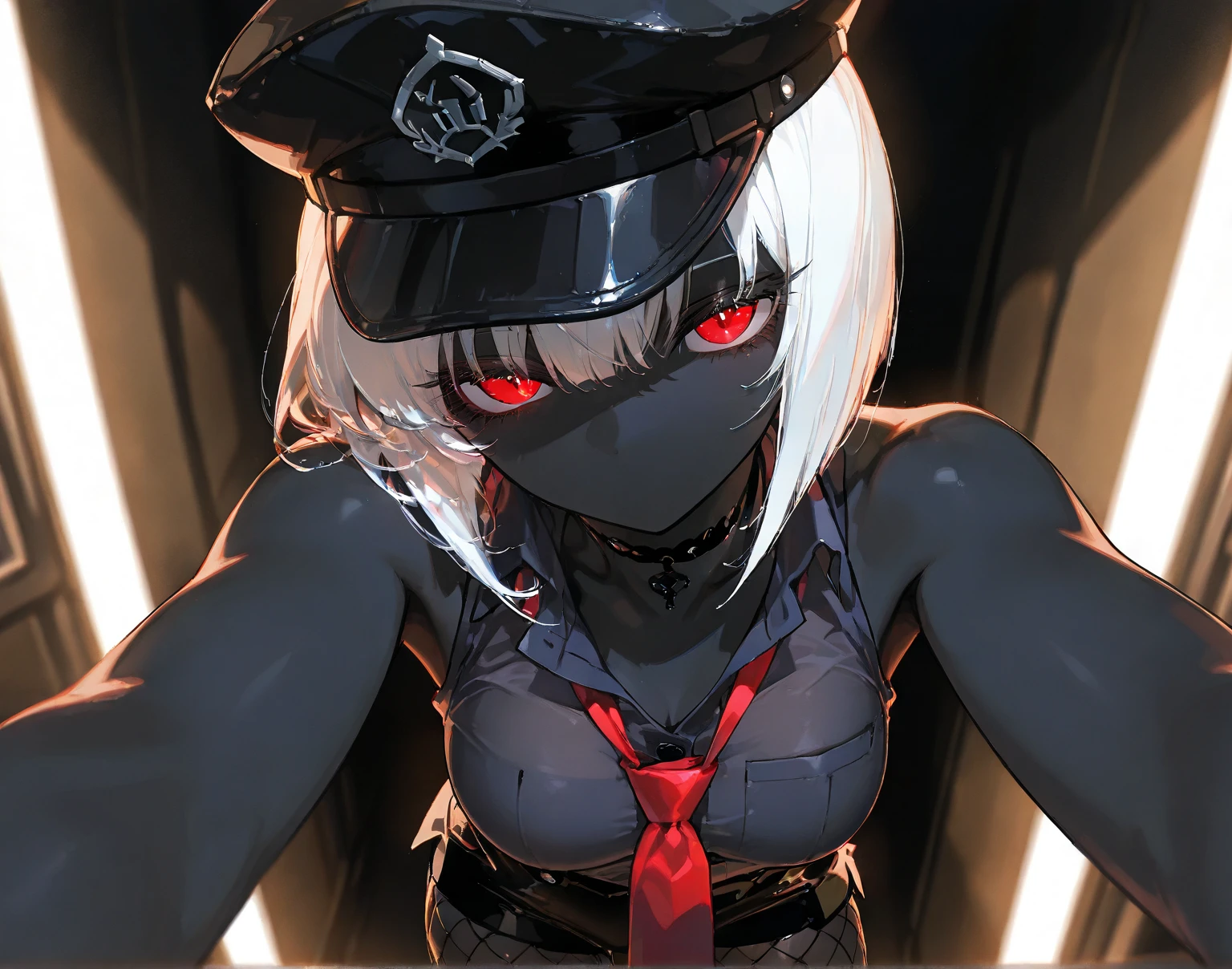 (absurdres, 8k, 4k, masterpiece, hyper extreme detailed:1.2), 6 girls ,girls, front view, portrait, best quality, perfect face, 1girl, portrait, solo, standing, Female, toned body, mature female, EJP breasts, , long hair, delinquent, sarcastic, swept bangs,gag, bar gag, standing up, , prison, (Futuristic, severe), woman wearing a straitjacket, white straitjacketwhite rough hair,Full body restraint,lap belt,gagged,bitgag, Restraint belts here and there ,arms bound, Confined,Red face, prison( Woman in the center of the prison),in the jail,(arms behind back:1.5),dark background