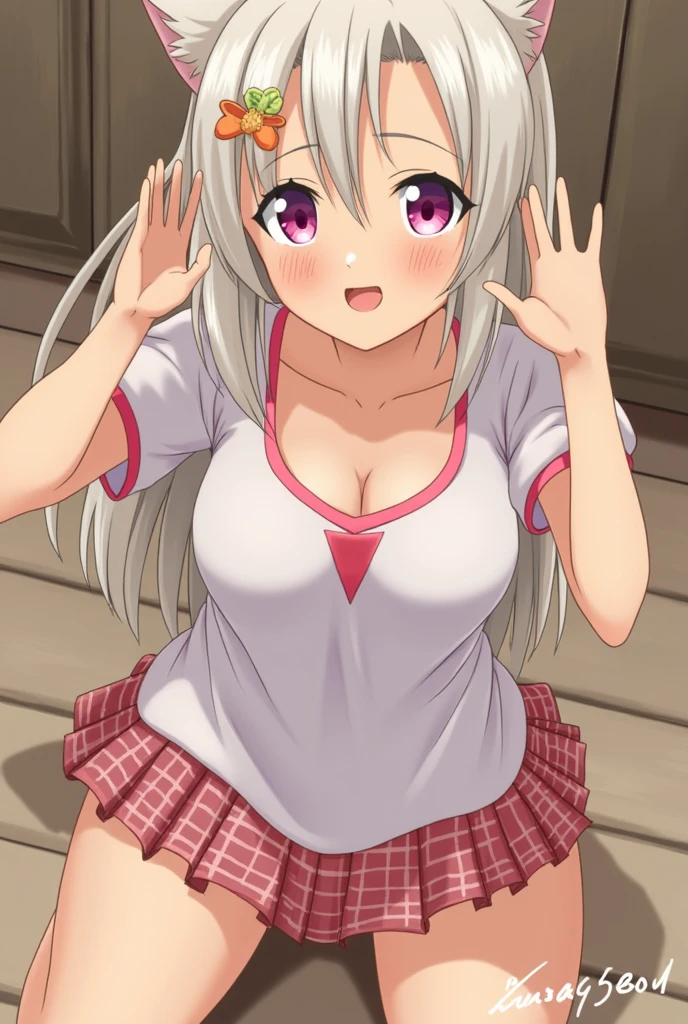 anime girl, white  hair, antlers, one piece, Yamato, Yamato one piece, big-ass, breasts big, Unclothed, naked , view from below, sexualized, sexly, nsfw, rule 34,  delicious, hentai Yamato, porn, porngrafia, new, breasts and butt on display, whore, sex, whoreria