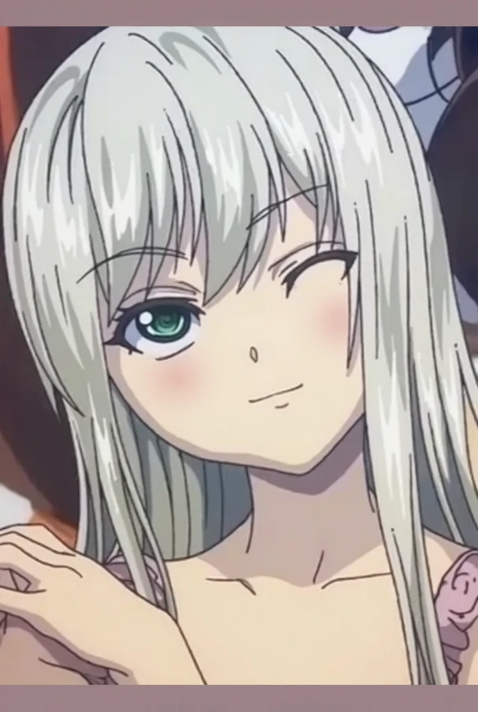 Naked anime girl with long white hair and Japanese tattoos wearing handcuffs, Detailed anime artwork, Detailed Anime Character Art, clean Detailed anime art, With one eye wide open, he is smiling fearlessly, Tears are overflowing, Detailed digital anime art, Top rated on pixiv, Detailed anime art, artstation pixivでトレンド, Beautiful Anime Girls, Enchanting anime girl, Cute and detailed artwork, anime art wallpaper 4k, anime art wallpaper 4k