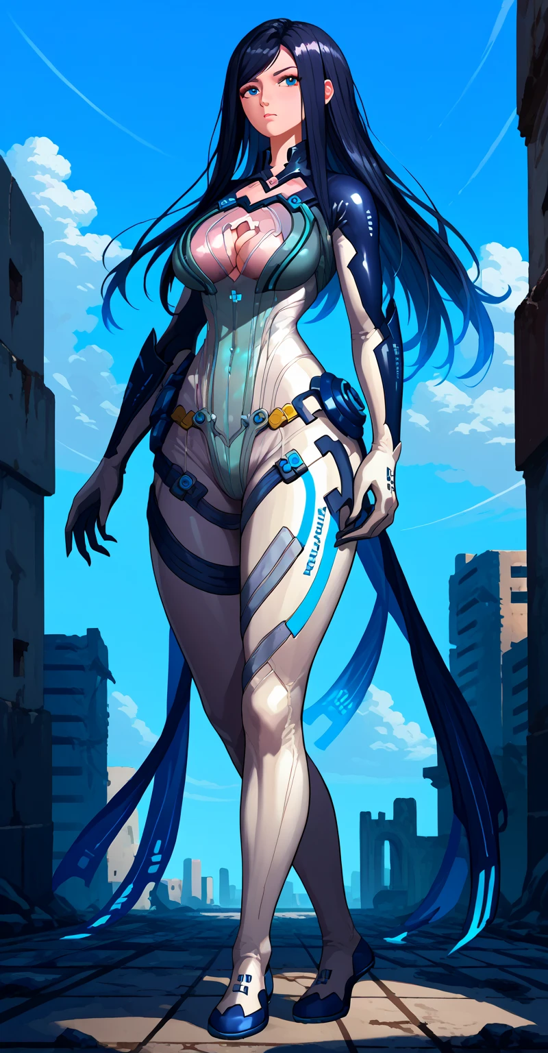 ((Masterpiece, Best Quality)), blue hair, cat tail, Green eyes, White armor, smiles, happy, Sexy pose, thicc, big breasts, big ass, illustration, ultra-detailed 8K, realistic, clear focus, highly detailed, professional lighting, colorful details, colors BREAK factory super long shot, (1 large dragon parts), scales, luminescence, intricate details, dragon girl, 1girl downscale standing in front of the viewer, navel, in the bed.