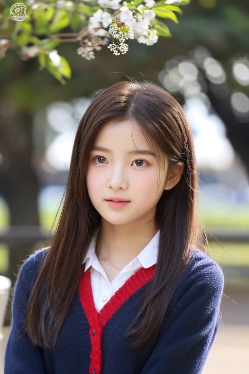 fotografia ultra realista de uma adolescente coreana de 15 anos sem nenhuma beleza