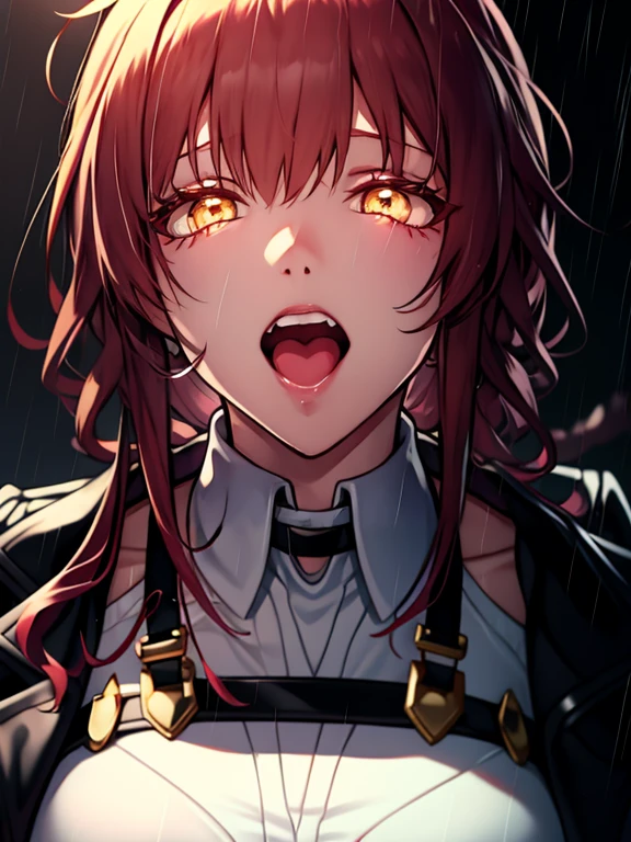 1 girl Makina, in torn clothes, and thrown in the mud, while in bondage and gag in mouth, choking, shocked