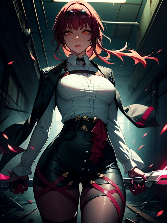 ((tmasterpiece:1.4,Best quality))+,(hyper-detailing)+,(詳細な目:1.5)+,(gray fox ears:1.5),(cute girls),(red eyes:1.5),Red hair,Short hair details,A long braid,multiple fox tails,(wariza:1.2),pale-skinned,seduct smile,black crystal block,Red crystal on forehead,(Green British school uniform:1.5),(black ribbon,White stockings,White apron,a white long skirt:1.4),dense fog,metal chains,White silk gloves,Ski slopes,tropical garden,Lift up skirt and twirl,(fashionable girl:1.1),(dawn light:1.2),),(Close-up cleavage:1.1),(elevation perspective:1.3)