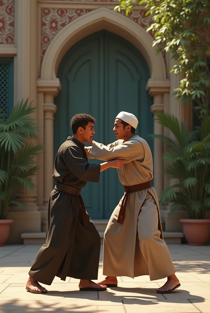 Muslim vs Jew fighting