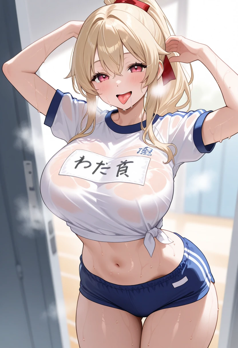 score_9, score_8_up, score_7_up, score_6_up, score_5_up, score_4_up, 1girl, Barbara, genshin_impact,, small breasts,,collarbone,breasts focus, , floox style,jacket,, open clothes, white jacket,white track suit,, sportswear, standing, steam, steaming body, sweat, , track jacket, white track pants, track suit, nipple slip, rating_explicit, high resolution,, deep breath,blush, shy, embarrassed , head out of frame, , grey background, , solo, V, spoken blush, navel