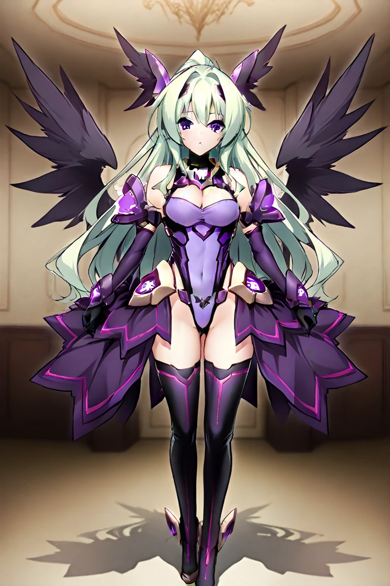 reona
silver hair
long hair
large breasts
purple eyes
hair ornament
jewerly
hair between eyes
armor
wings
Model License Scope