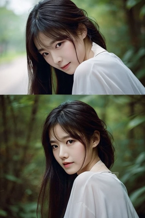 ((Upper body selfie, cheerfulness)), 1girll, Long black hair, tmasterpiece, best qualtiy, ultra - detailed, 独奏, exteriors, (natta), mont, naturey, (As estrelas, themoon) cheerful big breasts, cheerfulness, backpacks, sleeping bag, Camping stove, water bottel, Mountain shoes, mitts, Sweaters, bucket-hat, flashlights, ln the forest, Rochas, flod, wood, smog, shadowing, to contrast, sunny clear sky, analogue style (looki at viewer:1.2) (skin textures) (filmgrain:1.3), (a warm color palette,a warm color palette) :1.2), closeup cleavage, cinematric light, Sideslit, 超高分辨率, Best shadow, primitive, The upper part of the body, , Wear a jumper
Kodak Vision 3,