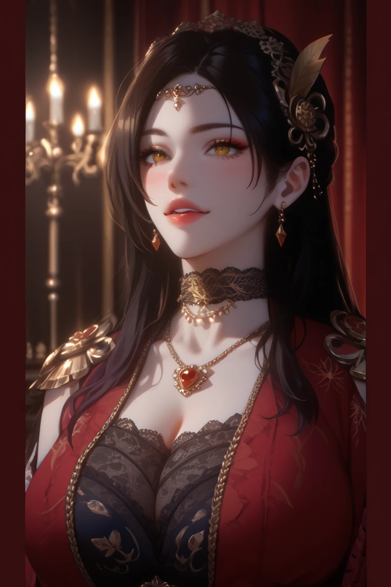 gere uma modelo negra com tom de pele um pouco mais escura, wearing neck jewelry,on the arm, na orelha e com pose para uma ourivesaria, showing the arm with the jewelry