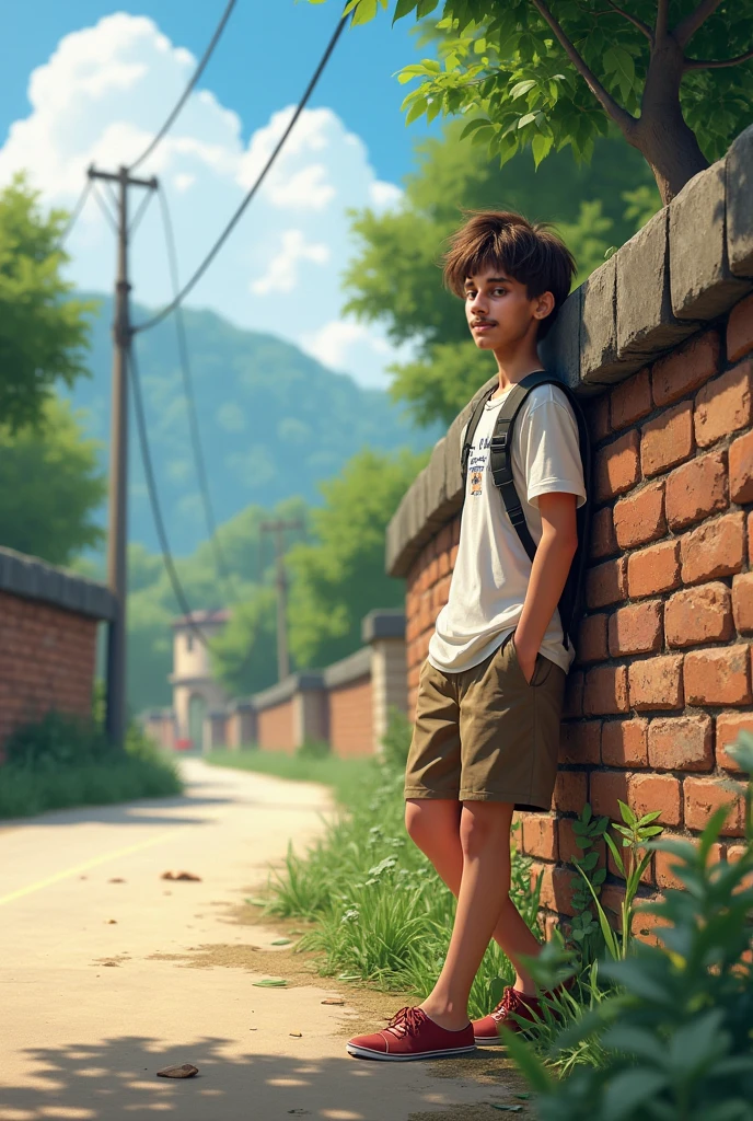 A boy searching for his girlfriend throughout the town