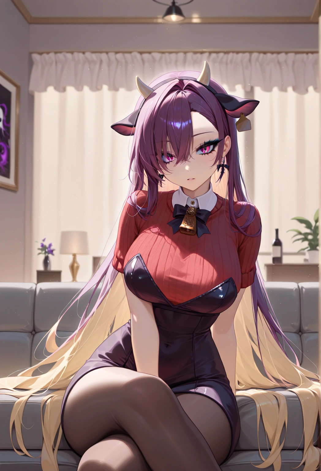 ((Highest quality)), ((masterpiece)), (detailed), ((High resolution)), ass pov, 1girl, ((独奏)), angry, full blush, embarrassed, naughty face, crying, ahegao, long tongue, clothed, show off nipple, spread legs, pantylift, (NSFW), sweat, rittle wet, depth of field