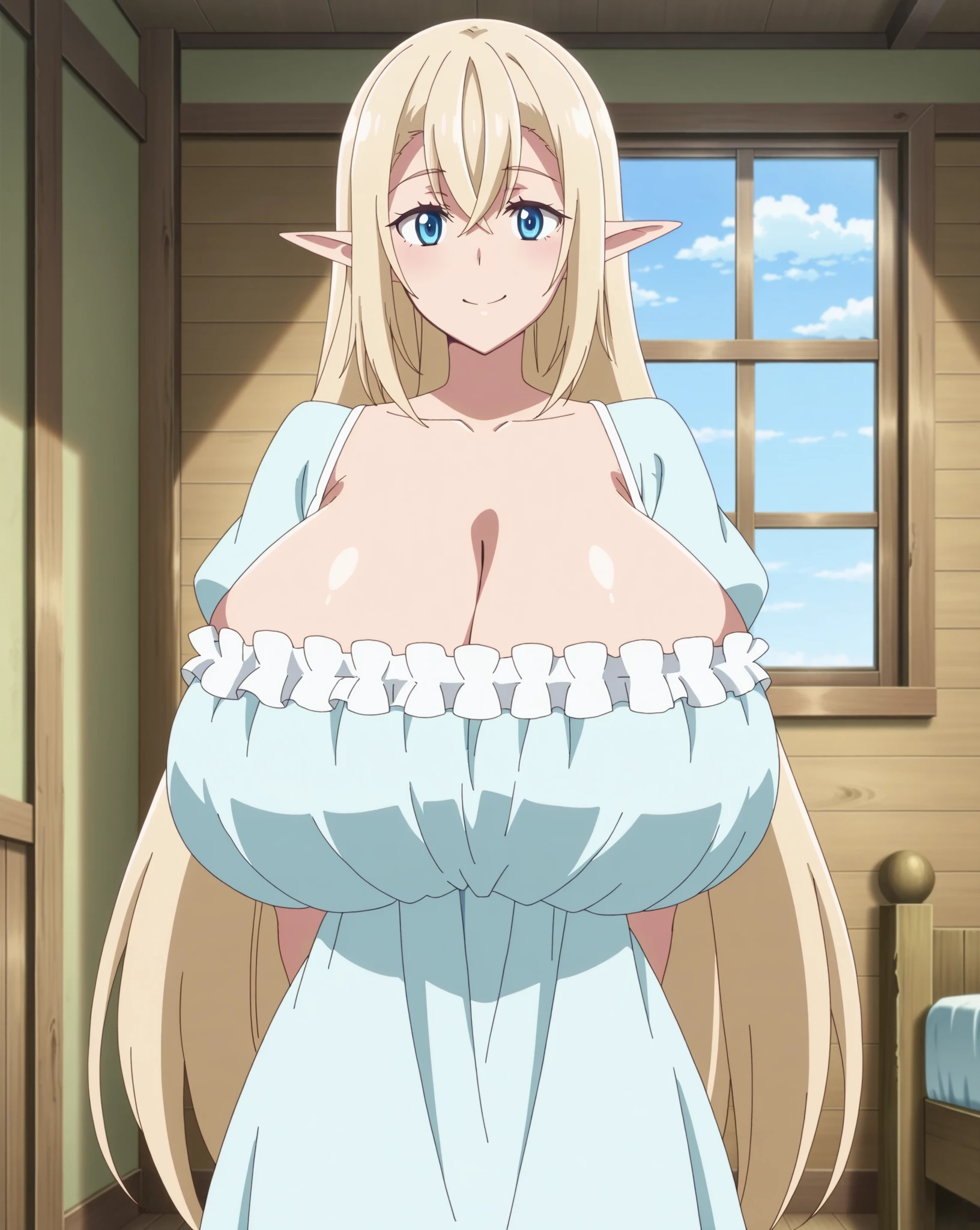 ((anime style)), nipples ,1girl, , forehead, elf, blond_hair, long_hair, hair_pulled_back,parted_lips,green_eyes, [muscular female, curvy, wide hips, thick thighs] , detailed , long hair, solo, female pubic hair, juice, blush, spread legs, ass, huge breasts, lying, looking at viewer, sweat, large areolae, naked, pubic hair, open mouth, spread legs, spread , (((cum covered))), ((((cum on face)))), (((cum on tits))), drenched in cum, dripping cum, wet , (sweaty),  silly , 8k wallpaper, perfect lighting,Colorful, Bright_Front_face_Lighting, (masterpiece:1.0),(best_quality:1.0), ultra high res,4K,ultra-detailed, photography, 8K, HDR, highres, absurdres:1.2, film grain, blurry background, bokeh:1.2, lens flare, (vibrant_color:1.2), (beautiful_face:1.5),(narrow_waist),perfect body,