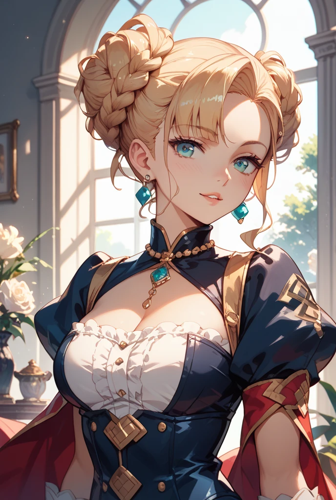 (masterpiece: 1.2, best quality), (fae, Dungeon & Dragons) realistic, fantasy, jester, juggler, (real image, intricate details, depth of field), (1girl, solo), makeup, lips parted, highly detailed, perfect face, cleavage, transparent, nsfw, (huge boobs: 1.1), (skindentation), thick thighs, wide hips, small waist, white hair, messy hair