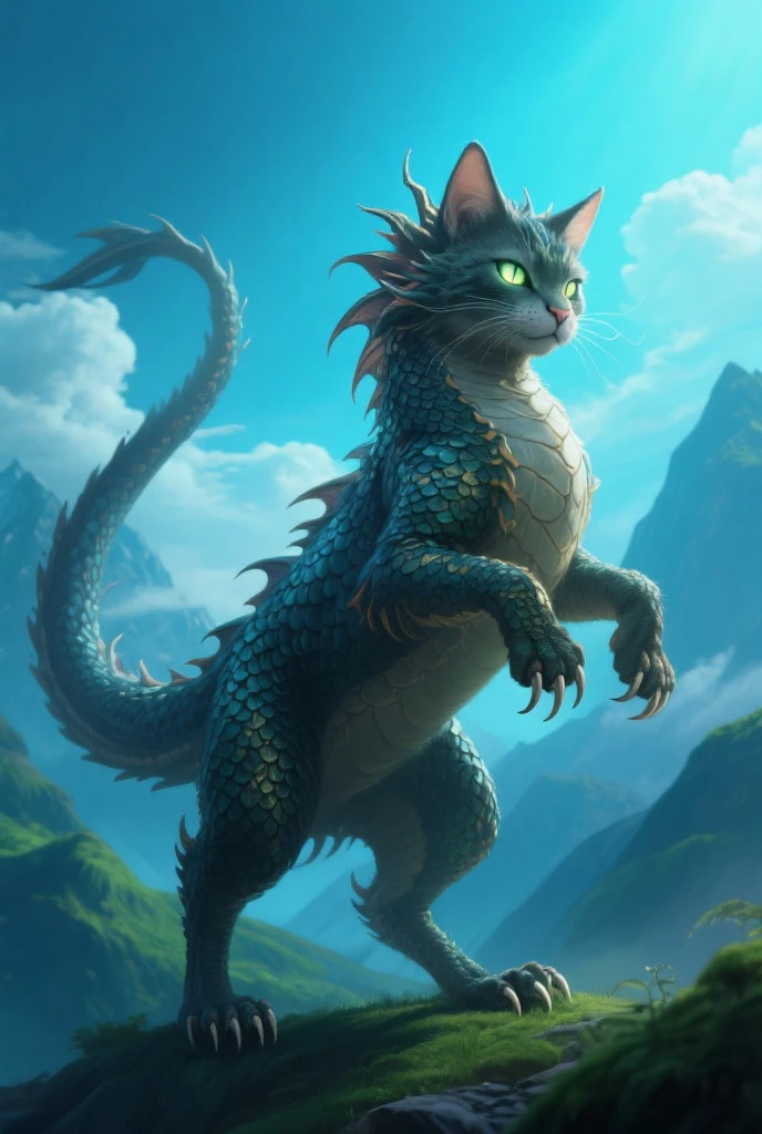 Repaint the cat's tail
