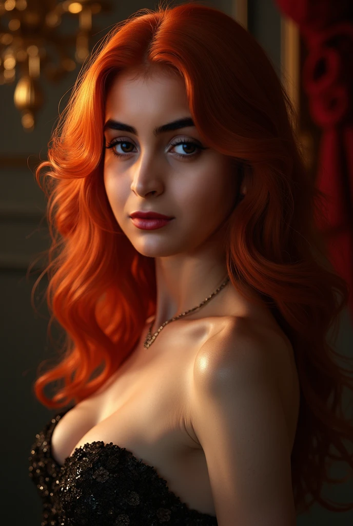 absurdres, foto RAW, highest quallity, (Masterpiece artwork: 1.3), High detail RAW color Photo of, professional foto, extremely detailed 8k CG wallpaper unit, foto-realisitic, realisitic, foto RAW, Masterpiece artwork, best qualityer, highres, illustration, 1girl, 16 yrs old, short, tiny girl, slim, white, redheadwear, Red hair, red hair with curls, Wavy hair, curly hair, Average length, fine legs, perfect beautiful face with freckles, cardune lips, belos olhos realisitics, green right eye, blue left eye, heterochromia, pale skin, detailed skin texture, perfect breasts, perfect ass. Red roses tattooed on shoulders. body skinny, slim. redheadwear. ssmile. getting out of the shower. confrontation. having oral sex. witch style. Pagan style, Celtic, wiccan. Scottish. She looks amazing. ), House, natta, naked , open legs, show pussy, open pussy