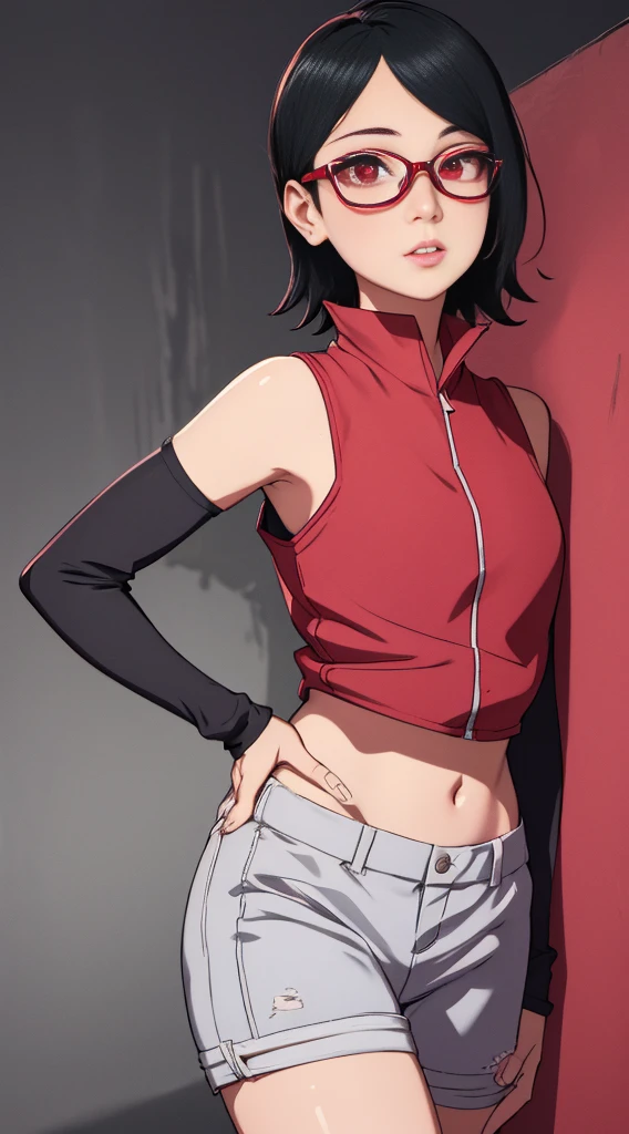 Cute girl,black hair pulled up, black clothes, full body,boy, a young girl, Bangs up, hair standing up, Combat stance, Fighting stance, Hand drawing is better, sexy body, Better eye drawing, finer details, high quality, sexy,