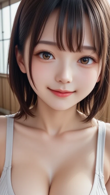 closeup shot , Best picture quality (8K, high resolution, Masterpiece: 1.2), super detailed, 215 Short Hair, 16-year-old woman,
situation: Ballet dancing on stage。
clothing: Tutu、Ballet shoes、hair band。
angle:
Close-up: Posing feet and、Expressive facial expressions in detail。
Detailed depiction: With stage lights and audience applause in the background、Highlighting the beauty of art。
, Close-up of face
, random cute pose ,big eyes ,Puffy eyes , Heart Pupil, blush , huge shy smile , salute