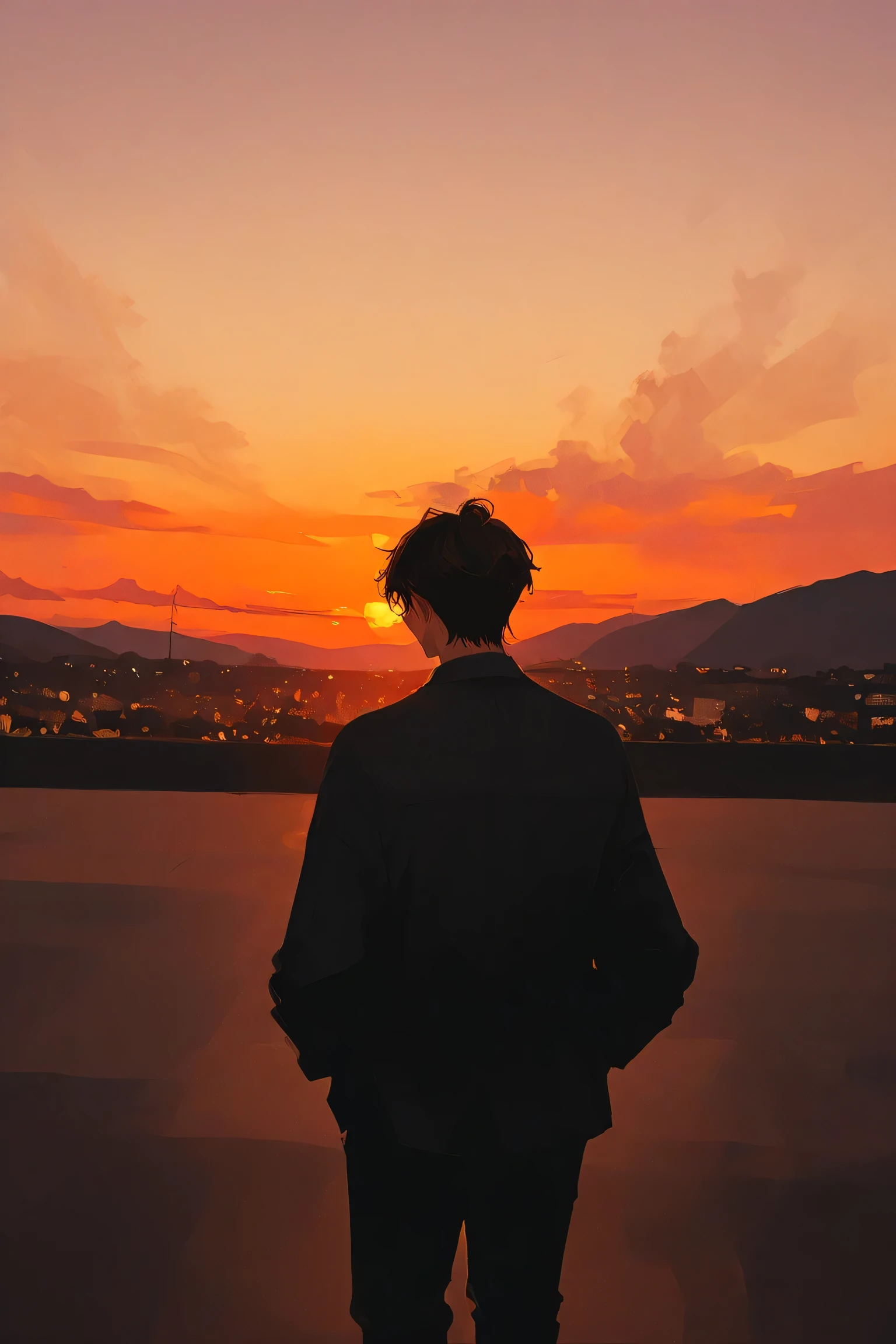 To create a male character, you need to be in the background, then there is a vision, a sunset, and a sense of salvation