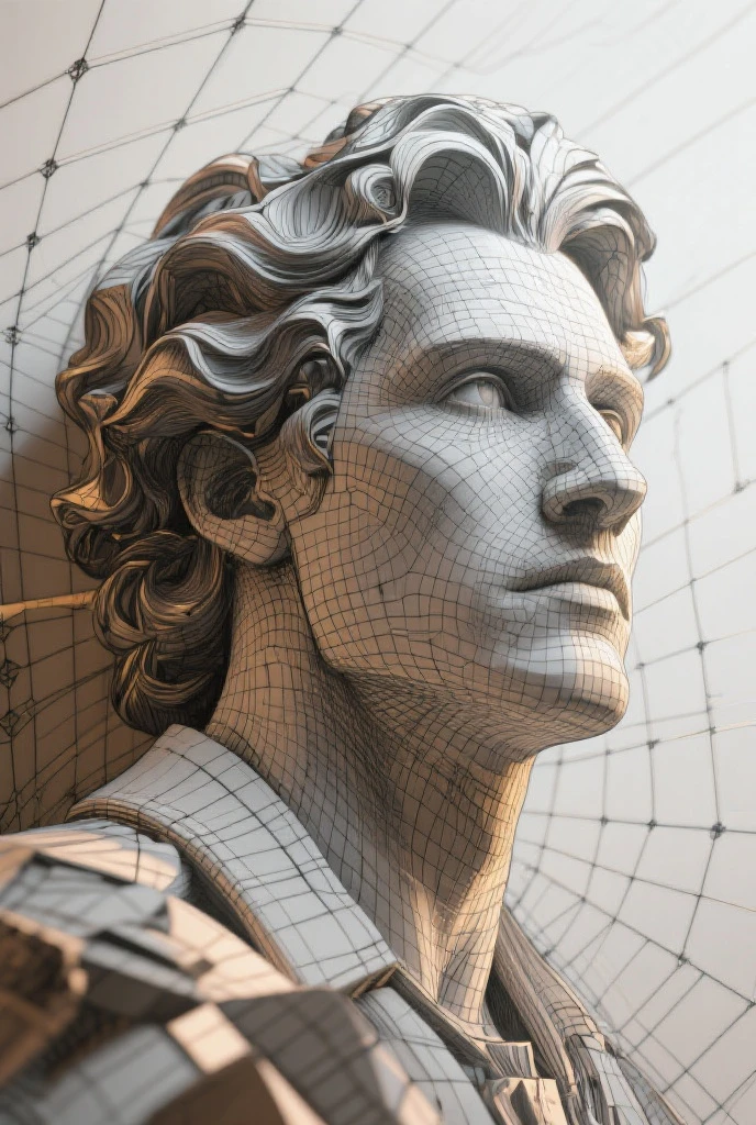 a white coloured giant African man head sculpture with african designs on it, in a white coloured African designed room full of white coloured, African sculptures and instruments, all white coloured in scene, cgsociety 9, sci-fi, with iridescent light, 32k, ultra HD, unreal engine rendered, cinematic lighting, bright and vibrant colours, photorealistic image, --auto --s2