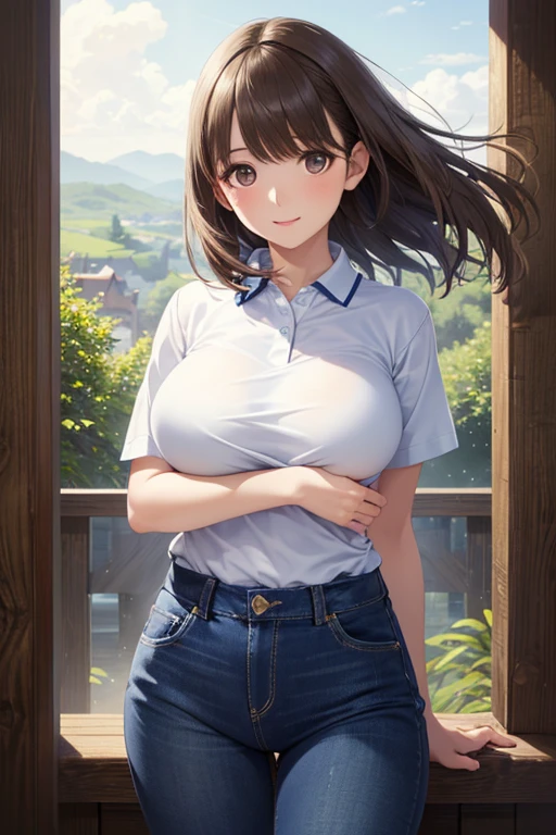(indian girl face green eyes colour)( Big breast without andy clothes Full open clothes) tight short, shorts