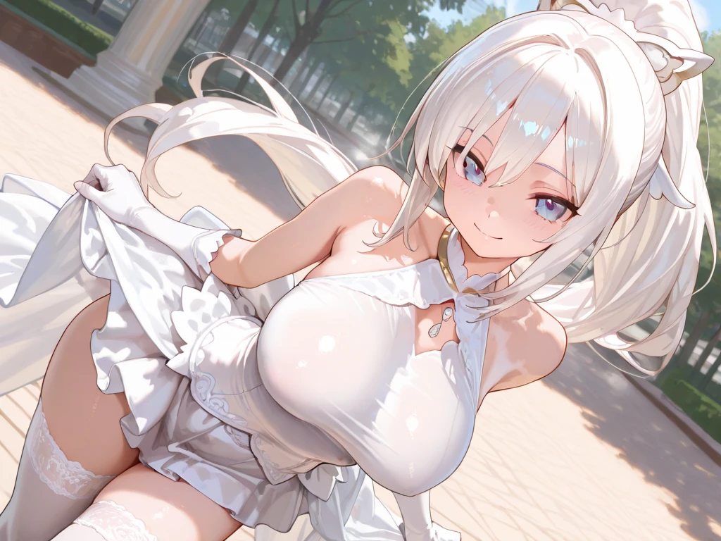 {{{{{16k}}}}}, {{{{{She is forcibly transformed into a love doll without her will, fitted with a collar and converted into a silicone love doll, and when a large amount of silicone agent is poured into her, her breasts become even larger and deeper with cleavage, her cute feminine expression is changed, her eyes are changed to fake ones, she begins to release sweet pheromones, Her proudly shiny hair is replaced by a wig, and her body, face, and poses are converted into a silicone love doll idealized by her master, She is a silicone love doll without a will, so her expression doesn't change even though her tits are touched, her legs are opened from her knees and a cock is inserted into her cunt, When she's injected with a large dose of cuteness silicone and her face is remade into a super cute face, she loses even more of her will and expressionlessness}}}}},{{{{{Ultra High-resolution realistic movie of neat virgin silicone love doll as pretty as a actress in Grass schoolyard}}}}},{{Extremely detailed}},{{{{{integrated her head pure small, thick lips, Enchanting thick gross idol's Lips}}}}},{{{{{bang hair}}}}},{{{{{She get more attractive and smoother her body, Her white tits are so fluffy, and are depicted in great detail, her bodyline and tits and hips are getting cuter and cuter with a sparkling aura of cuteness}}}}}