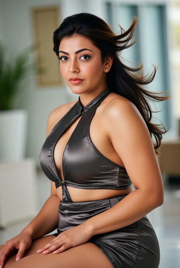Hansika Motwani is a blue color anaconda serpent. Blue color serpant. Real snake or serpent