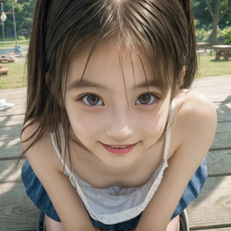 1 girl, 一人in,(highest quality),(masterpiece:1.1), close, looking for_in_viewer, dynamic angle, cute, beautiful facial skin,short twin tails,pink dress