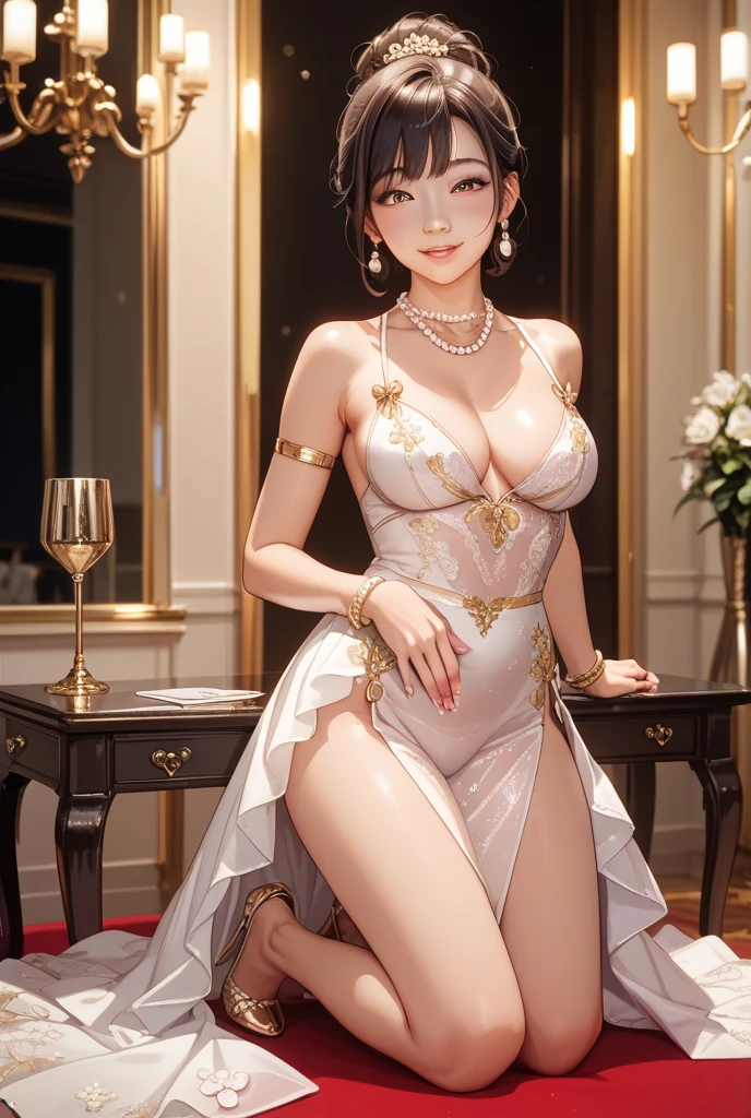 Cocktail_Dress, Masterpiece, high quality, 4K, beautiful design, shiny, from the front, award winning photo, extremely detailed, amazing, fine detail, absurdres, highly detailed asian woman, extremely detailed eyes and face, by lee jeffries nikon d850 film stock photograph 4 kodak portra 400 camera f1.6 lens rich colors hyper realistic lifelike texture dramatic lighting unrealengine trending on artstation cinestill 800 tungsten, 1girl, solo, expressive look, (smiling seductively,puffy lips, very detailed face [Marie Kondo|Kimiko Glenn]:1.155) HDR, highest quality, sexy dress, sharp focus, looking at viewer, facing viewer, 4k,piercing dark eyes beautifully detailed,a woman in a black dress standing in a doorway, dress covered in red flower petals, golden embroidery, wearing a Cocktail_Dress<lora:Cocktail_Dress:0.75>, full body picture,