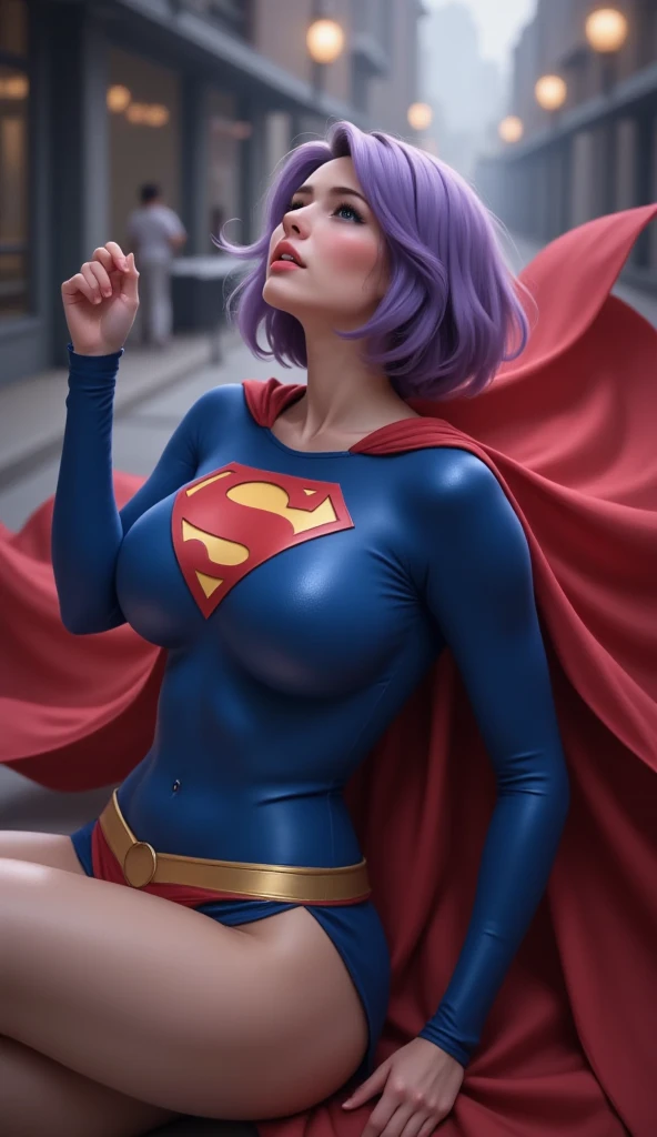 masterpiece、Short-haired Supergirl lying face down on bed、large full breasts、Looking at the camera、Glossy costume、Crotch Tearing clothes split Exposed pink nipple Ingrown nipples exposed Moro look Shaved Pink Slimed B Cup エロ Kojiri