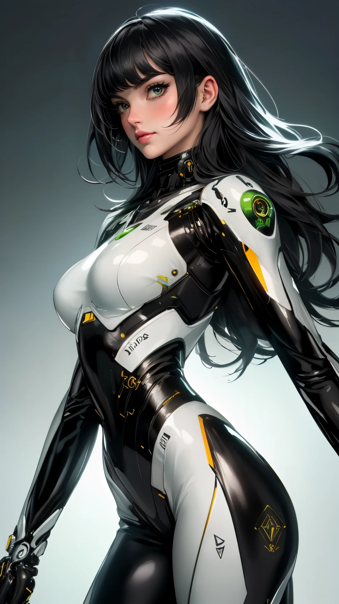 <lora:MirandaME:0.8> MirandaME, long hair, black hair, nice tits, bodysuit,  masterpiece, best quality, extremely detailed, highly quality, 4k, sharp focus, professional, sharp focus, award winning, cinematic lighting, octane render, unreal engine, volumetrics dtx, Wallpaper,