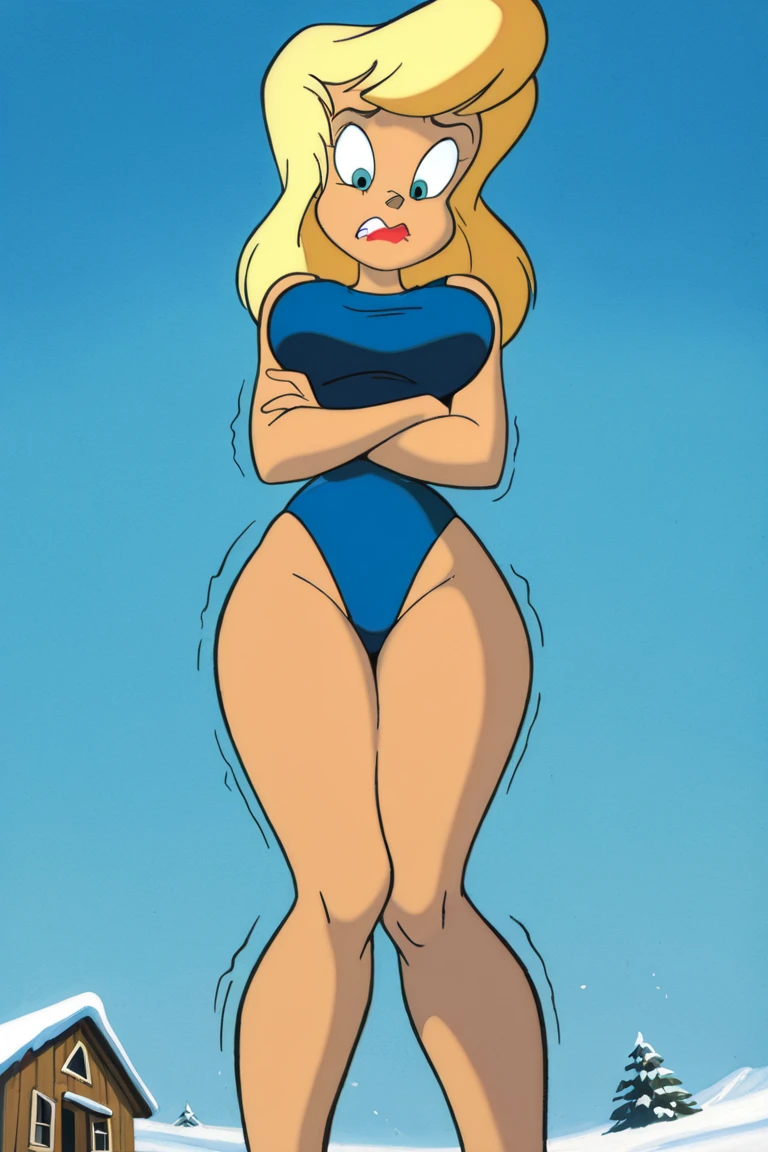 Aladin, Jasmine, 1girl, ((bimbo))), short blond hair, blue eyes, puffy lips, painted lips, thick lips, wide hips, thick thighs, enormous round fake breast, huge round Bella bellz ass, shiny skin, high waist black bikini, nipples, open legs