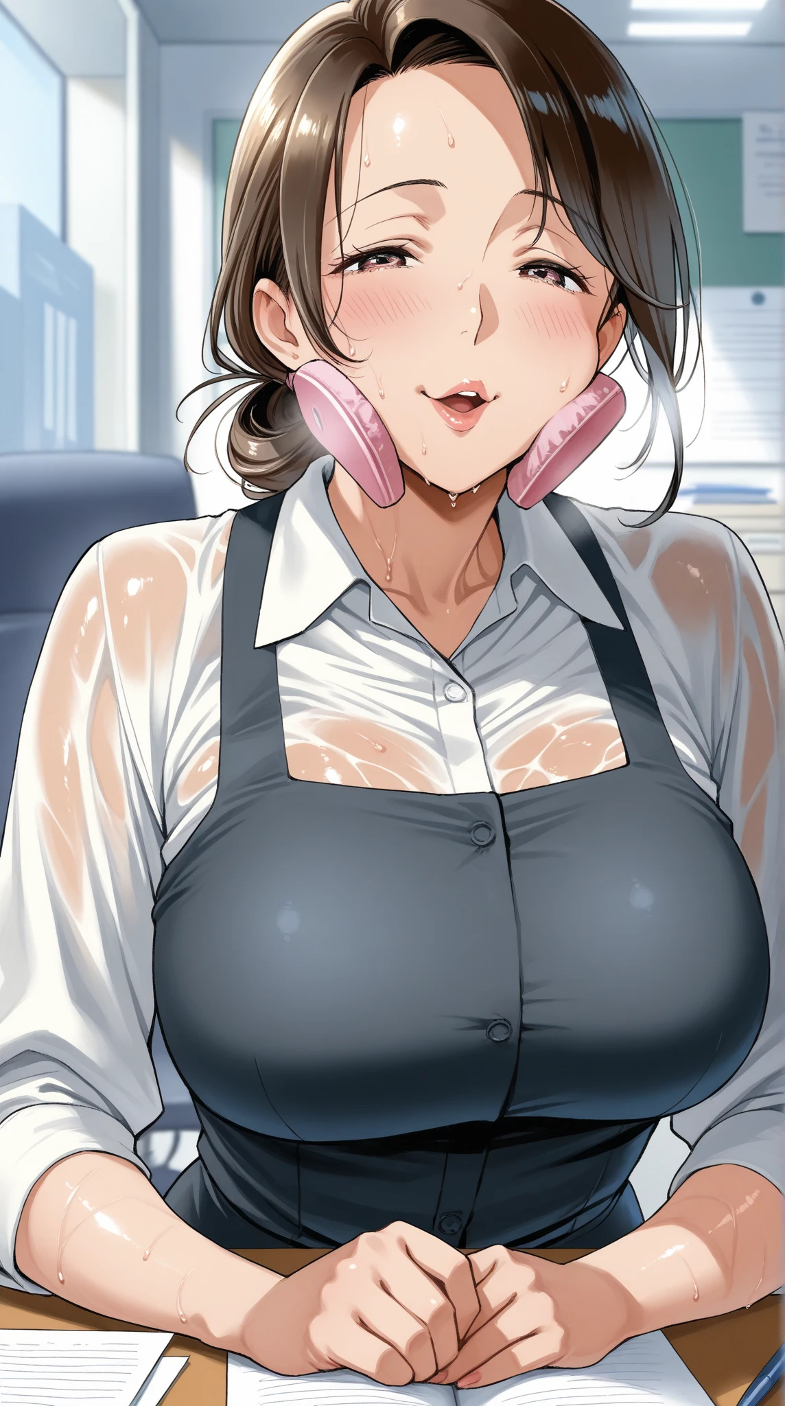 Married women、50 years old、wife、ponytail、cry、Beautiful woman、Very thick thighs、Acme Face、Sloppy body、Violent sexual activity、Knitted sweater、kitchen、Best image quality、High resolution、masterpiece、super high quality、Thick pubic hair、Orgasm Facial、Beige lace panties、Very big ass 、Blushing、4K quality、Blushing、cry of ecstasy、Wearing black knee socks、Sweaty all over、Heavy breathing、Cowboy Shot、Shaking breasts、上下にShaking breasts、Penis sheath