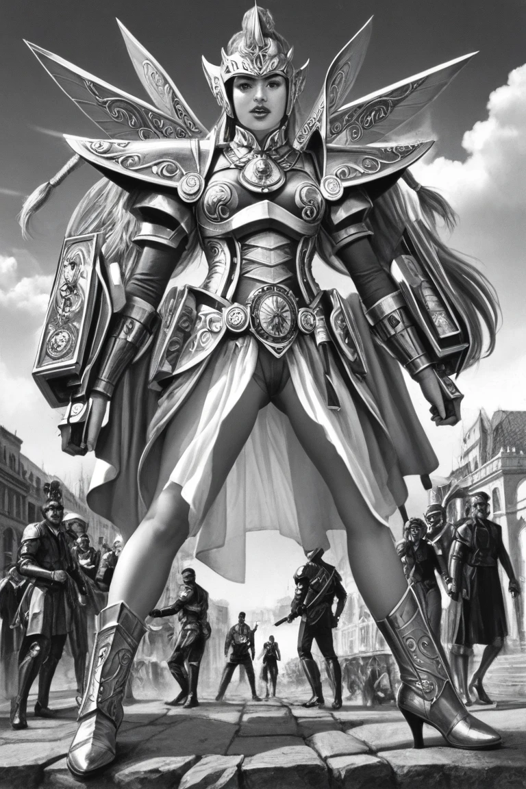 knight, liberty, France, hero, woman, fight