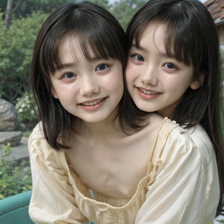Naked shaved elementary school student,An angelic, young smile,A 6-year-old elementary school student&#39;s shaved pussy, body type