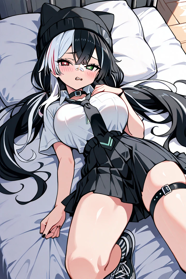 opening legs,Bunny ears,No underwear, the feet,is shy,sitted, Feet,Exposed genitals,clear liquid,Bigchest,transparent panty,soaking wet,Hold your thighs from behind with your hands,Emotive expressions,Ambiguous,taunt,Succubus,Unoccluded,There is no lower limit,Mesh socks,black lence stockings,taking a shower