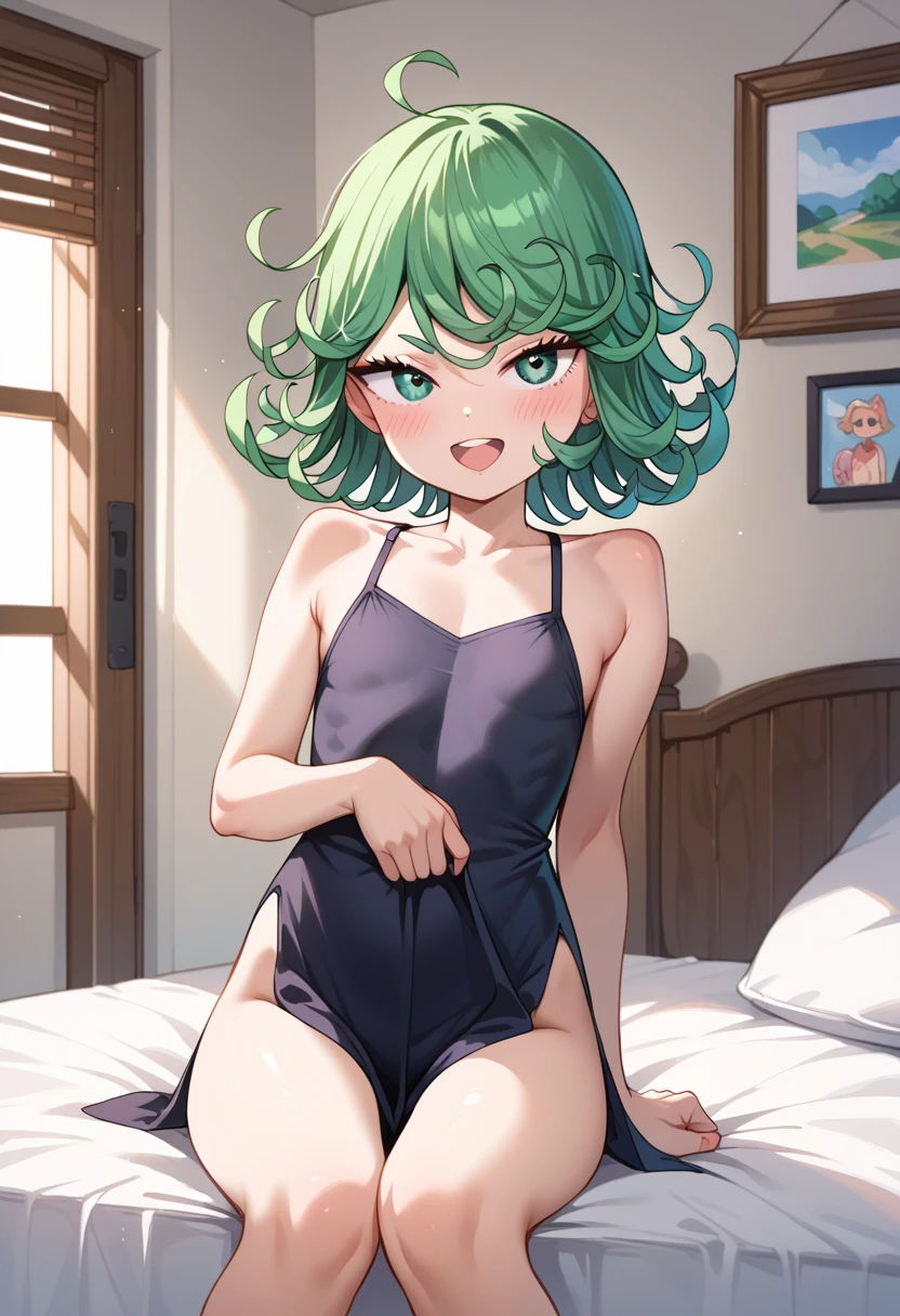 There was one girl with shiny skin in the bedroom, sexyposture,best qualtiy,tmasterpiece,(Photorealsitic:1.4),breast enhancement,reality,offcial art,The 8k quality,Super Detail,Fine detail skin,Movie angle,Cinematic textures,Movie Lighting,masutepiece,The highest image quality,1 girl,Vermilion lips,hair messy,showing panties,pantyshot,Big Mimi,((small breasts)),Underbust,1girll,Naked whole body,Black stockings,Race Stock,garterbelts,short hair,upper limbs,Lace,Girls black stockings, green hair, green eyes, ((confidant)), (((lingerie))), ((standing)), big ass, naked pussy, from behind pose, anal sex, sex, penis, anal penetration