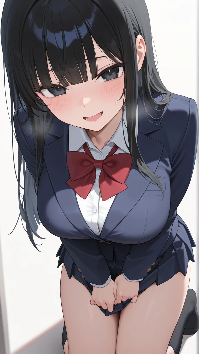 (masterpiece, best quality:1.2), 1girl, solo, standing_split, yuigahama yui, blazer, red eyes
yuigahama yui, blazer, blue eyes