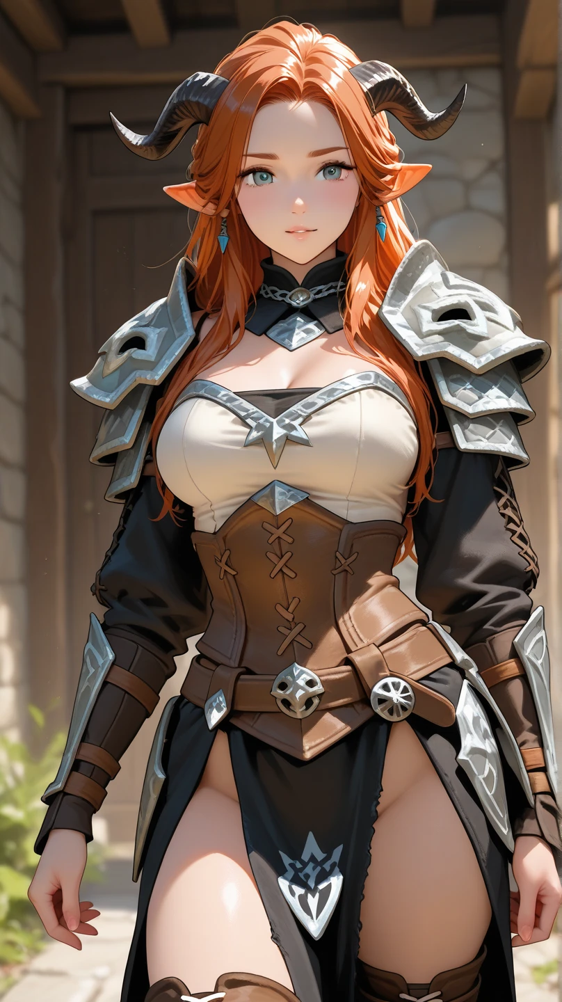 Garota anime sexly com cabelo ruivo com trança curta com armadura roxa, armor itself, 15year old, fluffy body, fluffy breasts, pose de luata, combat stance, garota sexly, red hair and braid, locks of hair on the side of the face, beautiful lighting, softshadows, blue colored eyes, pretty legs, short-hair, anime styling, ranma chan, Autora Rumiko Takahashi, Based on a work by Rumiko Takahashi, Anime Ranma 1/ 2, sexly, robust hip, fully body, busto sexly, young man with beautiful body, garota de 15year old jovem baixa estatura, wearing black armor and corset, martial arts warrior with armor, anime girl, anime styling, plein-air, postura sexly, body in fighting stance, eyes large, bright red hair