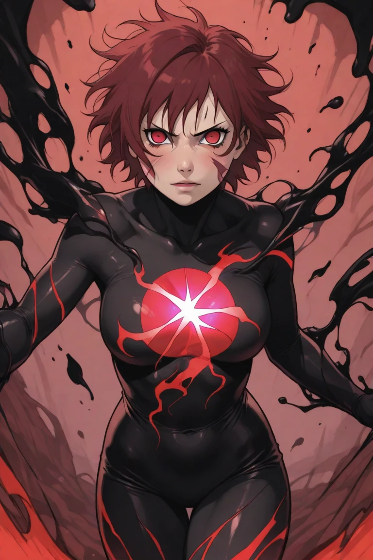 best quality,highres,ultra-detailed,photorealistic:1.37,portrait,charcoal sketch,dark background,intense red color,sharp focus,glowing eyes,menacing smile,venomous liquid,spider web,snake-like tongue,writhing tentacles,exaggerated fangs,muscular physique,spiky texture,dripping saliva,ominous atmosphere,shadowy lighting,violent energy,twisted pose,fierce expression,blood red and black color scheme,menacing presence,monster transformation,aggressive stance,demonic feature,slimy texture,evil grin,sinister presence,hyper-realistic detail,terrifying creature,dangerous and wild appearance,devilish aura,foreboding ambiance,ferocious character,unleashed power,vicious personality