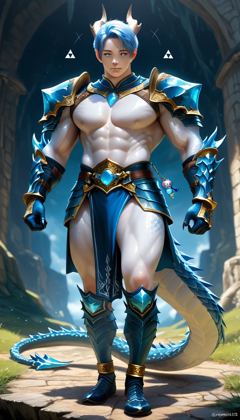 male dragonborn character