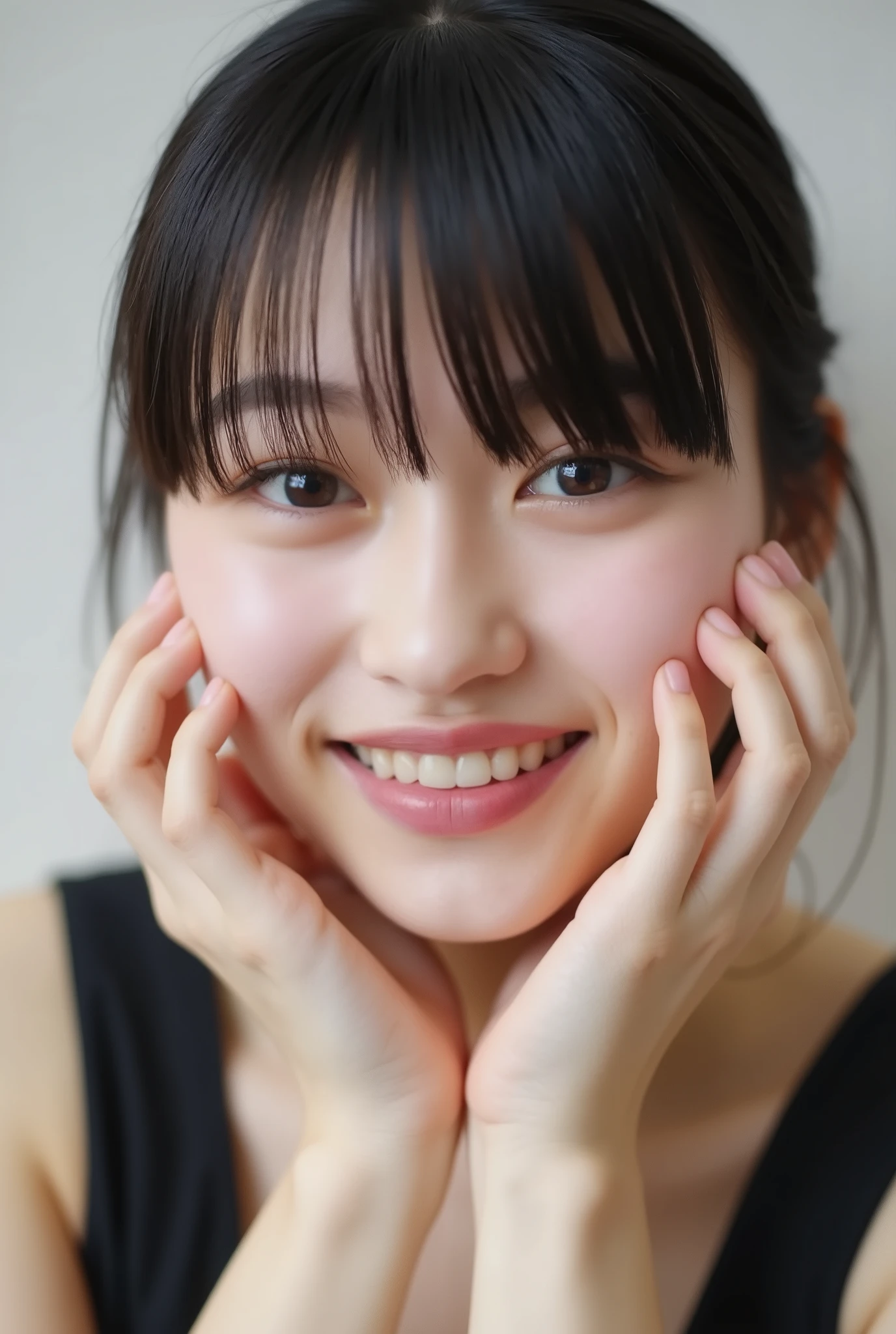 Extreme close-up portrait, beautiful girl with her love-struck - SeaArt AI