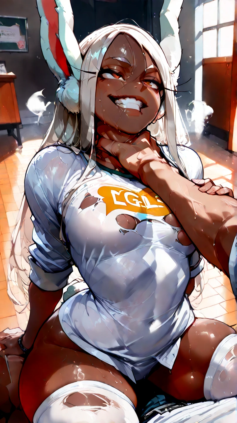 NSFW,(super fine illustration,8k cg wallpaper,highest quality,very detailed,ultra high resolution,best aesthetics,anime colored),(cowboy shot,From front),IdolMaster,((yuuki otokura)), (, beautiful girl), (beautiful gray eyes),((((beautiful gray hair)))) ((short bob hair)),(wet hair), (shiny hair), (beautiful pale orange skin),(shiny skin),(wet skin),((nude)),(slender),(very small breasts), ((pubic gray hair:1.3)),(bsp, pussy juice dripping,pussy, pussy slip,no makeup, sweaty body),(no bra),(no panty), ((spread legs)),(((spread pussy:1.3))),((steam)),(scatter sweat),(one eye closed), (out tongue),(open mouths),(evil smile),(Nice touch),((turn your arms behind your back)),(Bukkake, cum on body:1.7),(Bukkake, cum on face:1.3),((Bukkake, cum in hair:1.3)((bathing)),((reclinin)}, (((unit bath is filled with sludgy cum and urine, semen bath, the bathtub is filled with cum))), (((multiple boys, peeing on a girl, facial, cum on mouth, cum on body, multiple penises, gangbang))),ecstasy torogao, saliva trail, nose blush,pleasure vaginal penis,cleavage of the breast,impatience,(looking at viewer)),(love),