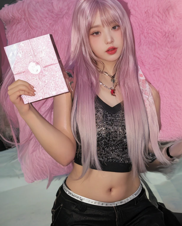 Tarot Card Lovers Pink
