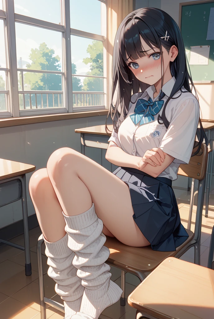 (Chichidashi:1.0),1 Girl,(paizuri:1.4),Upper Body,nude,penis, Anime girl sitting at a desk in a classroom with a blackboard, beautifulアニメのhigh school girl, cuteアニメの女の子, White pantiesー,cute, Enchanting anime girl, Anime Moe Art Style, Squatbeautifulアニメの女の子, Anime Best Girl, Smooth anime CG art, Attractive anime girl, Cotton panties,surGenuine , Young Anime Girl、Wear sneakers、White panties、Full Color、(Pieces fly、 Highest quality:1.2)、High resolution、High resolution、In 8K、Genuine実写、RAW Photos、Highest quality、masterpiece、 Very delicate、High resolutionの生のカラー写真、Professional photography、 Great face and eyes、超High resolution、RAW Photos、beautiful、beautiful、beautiful girl、(alone:1.2)、 Black Hair、big 、blush、smile、big 、 、View your viewers、Squat、(Crouching panty shot:1.2)、Full-fledged panties、blush、shy smile、Outdoor、outside of home、Obscene content、Porn、high school girl、Sit together'knees、Sit with your heels on the ground、両手でkneesを抱える、Shins pointing forward、Body facing forward、Sit with your heels on the ground、Leg spread、Open legs、White panties、8K Photo、Live Shooting、最High resolution、masterpiece:1.2、Genuine、photoGenuineistic、High Contrast、Photon Mapping、Genuineism、Very detailed、Professional Lighting、Low Angle:1.2)、(1 Girl)、(alone:1.5)、(Height is 165cm), (18才のhigh school girl), (Japanese High School Uniform)、(Summer blouses:1.2)、(Checkered short skirt:1.2)、(White shirt with student ribbon:1.2)、(Squatting down looking straight ahead)、(Open legs:1.2), (White panties:1.5)、(Camel Toe)、(White sneakers:1.2)、 (Perfect proportions:1.2), (スカートの下からWhite pantiesが見える:1.5), (The detailed shape of the female genitals is clearly visible:1.4), (Have pubic hair:1.4), (Textured skin)、I can see her cleavage、(8K、RAW Photos、Highest quality、masterpiece:1.2)、(Genuineistic、フォトGenuine)、1 Girl、From the corner of your eye1Tsu Mole、((White blouse、Sailor suit、Red tie、knees下丈の赤いチェックPleated skirt))、(high school girl)、40 years、Skirt rolled up、Gal、Lots of eyelashes、Sparkles on the eyelids、skeletally correct、Open your thighs、wavy twin tails、cutesmile、的なボディ beautiful完璧なボディ、V-line emphasis、Place your hands behind your head、Beautifully trimmed fingertips、Genuineistic, Lip gloss, Highest quality, 超High resolution, depth, pastel colour, Natural Shadows, Focus on the face, Just a face, Looking at the audience, Long Hair, Brunette Hair, 茶色で詳細な目のmasterpiece:1.4), 1 Girl, alone, from before, shut , smile, Part your lips, Shiny skin, Thick thighs, White pantiesー, , absorb, Pleated skirt, loafers, Black socks, Squat, indoor, Looking at the audience, Anatomically correct.