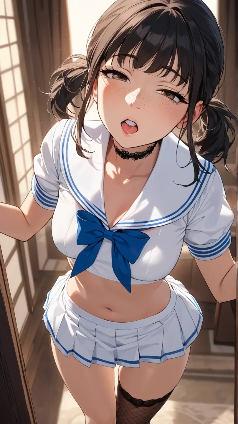 (((((())))))、(((Aya Ueto : 1.3)))、(((A charming face)))、(((Young face)))、(((beautiful girl)))、(((A beautiful woman)))、Beautiful woman、Cute woman、((Innocent face))、((Ultra-detailed face))、((Detailed lips))、((Detailed eyes))、((double eyelid))、(((Beautiful Face)))、(((Beautiful, well-shaped eyes)))、(((Beautiful, well-shaped lips)))、Very Short Hair、ponytail、Pixie cut、BREAK、Completely naked、BREAK、((((Tied up with rope))))、(((Wearing a sailor uniform)))、BREAK、8 heads、(((slender)))、(((Slim body)))、(((Thin body)))、(((Slim woman)))、(((Flat Chest:1.2)))、BREAK、Photographic quality、Natural light、(フォトRealistic:1.4)、(Highest quality:1.2)、(Ultra-high resolution:1.2)、8K、RAW Photos、Realistic、High Detail、Film Grain、Detail Skin、Symmetrical、Delicate skin、Real human skin、pores、Super detailed、Detailed、(masterpiece : 1.2)、Thin face、Sharp Face、Small Face、Small face、Narrow shoulders、Small shoulders、Small shoulders幅、Slim shoulders、Narrow shoulders幅、Beautiful Japanese Woman、Beautiful Korean Woman、Slim womanモデル、Young Gravure Idol、Realistic young gravure idol、Young Sensual Gravure Idol、Young Pretty Gravure Idol、Japanese Model、Young Gravure Idol、((From the knee up))、((Showing small breasts))、(((She spreads her legs and shows her pussy)))、(((Leg spread)))、(arms behind back:1.0)、(((((having sex)))))、(((((Expressions of ecstasy : 1.3)))))