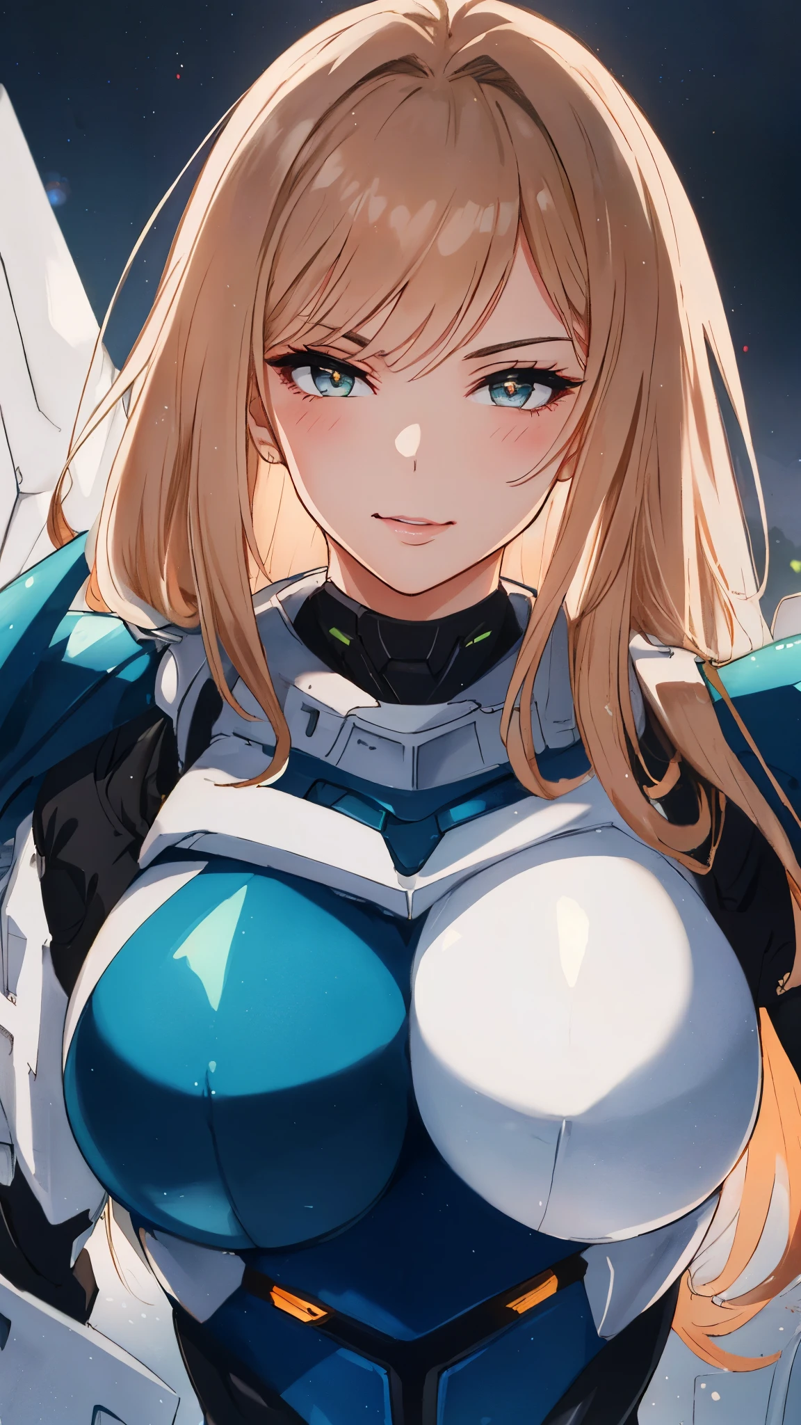 masterpiece, best quality, a beautiful woman with long shiny hair, choppy bangs, delicate face, passionate gaze, perfect smille, blush, seductive expression, tall and fit figure, perfect body, perfect skin, seductive pose, sexy Futuristic Technological Nanogel Clothing, the color scheme is primarily White with Green accents, this character embodies a finely crafted sexy beauty, exquisite and mature art style, mikoyan, anime aesthetic, simple shading, cell shading, goddess, feminine, exquisite photography, depth of field, bokeh, photorealistic, even and soft lighting on face, dramatic, high definition, highres, ultra detailed, professional photo, perfect body proportions, anatomically correct, symmetrical face, extremely detailed eyes and face, perfect eyes, high quality eyes, creativity, RAW photo, UHD, 32k, portrait lighting, cinematic lighting, (masterpiece-anatomy-perfect:1.2)