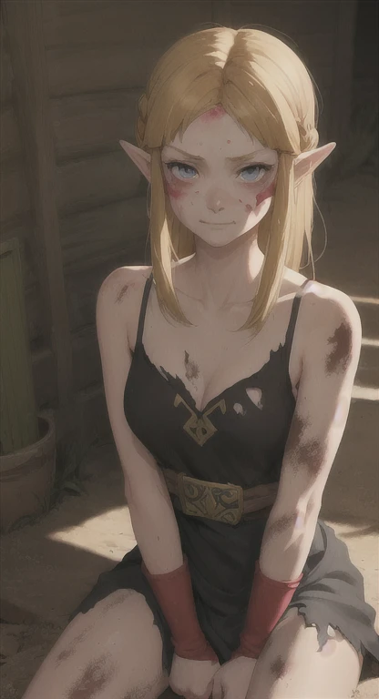 ((best quality)), ((masterpiece)), (detailed), 1girl, (big forhead:1.2),extremely detailed cute anime face, (((flat chest))), (flat chest:1.1),((((long twin braids,tight braids,long braid,braided hair,long hair)))),intricate eyes,beautiful detailed eyes,symmetrical eyes,(((detailed face))),beautiful detailed lips, dynamic pose, looking at this, (((embarrassed))),(horrified expression),(panic),(crying),highres,(best quality),(ultra detailed,extremely detailed),perfect face details, ((masterpiece:1.4, best quality))+, (ultra detailed)+, long twintails, cute girl, (flat chest:1.1), small breasts, slim body, skinny, prominent collarbones, skinny arms, flat stomach, visible hip bones, long hair, red hair, white hair, blonde hair, dark hair, ponytail, thick ponytail, heavy ponytail, small breasts, perfect face, small breasts (flat chest:1.1), NSFW, Detailed body,Full limbs,NSFW, (flat chest:1.1), wild environment, jungle, nature