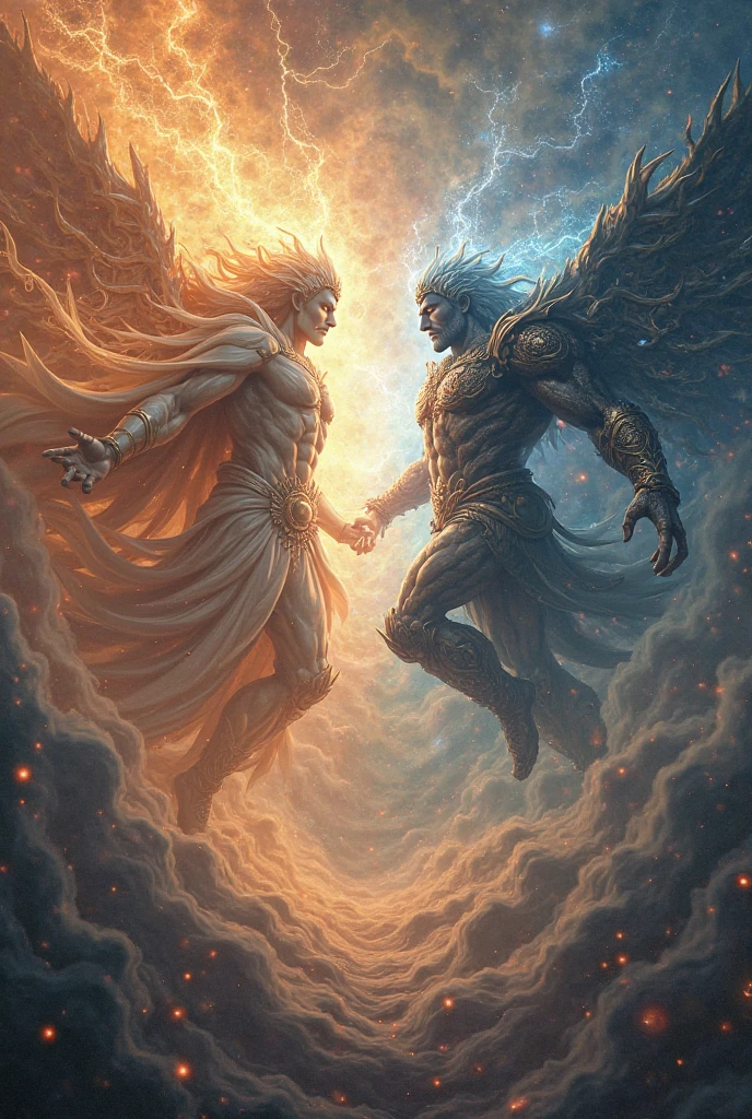 Gods are fighting