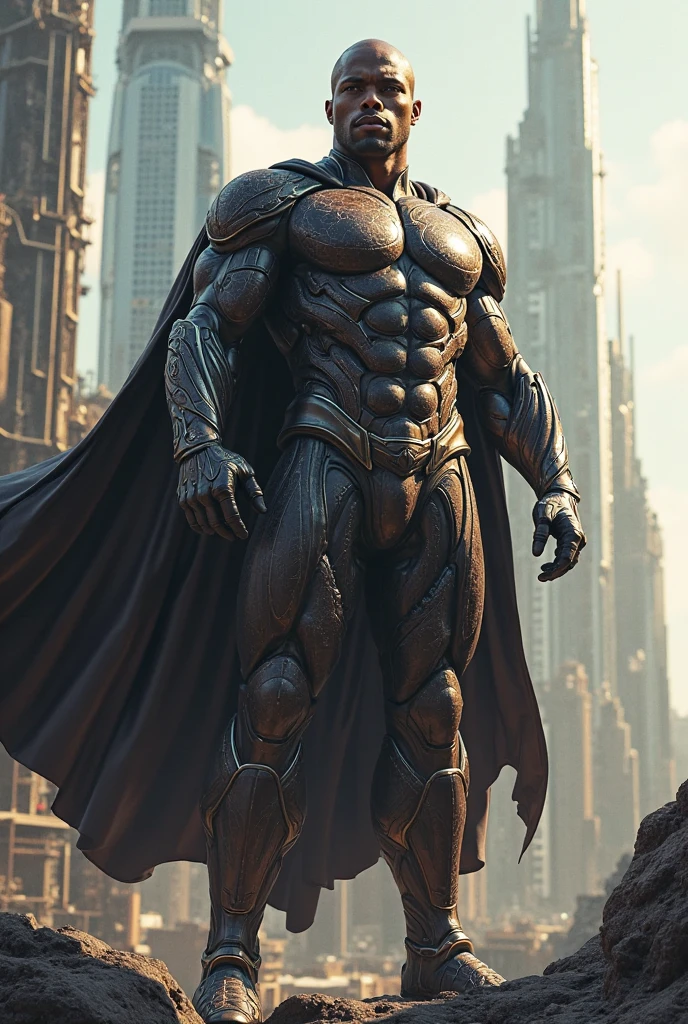 (giant towering statue upper body:1.5),(cyberpunk cityscape background:1.2),ultra-realistic,high quality,high resolution,8k,masterpiece:1.0),ultra-detailed,worshipers on the street:0.8)