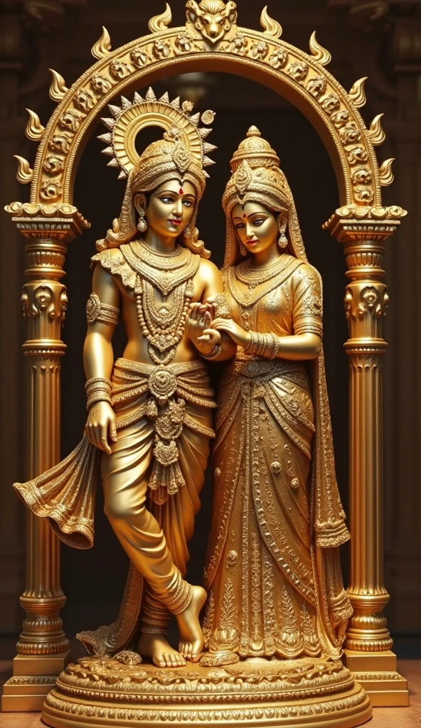 God Hinduism, image more for divine creature than for human, shimmering, with minute details in its accessories, mixing the classic image with a futuristic rereading, with super colorful clothes, with modern aspect, disposed, cyber, fabric with fluoride movement and colors that adorn with all the colors of the image. Full body shiva image, front position, diabolical aspect, aggressive Nikon Z 85mm physiognomy, high quality, illuminated source, 4k, best image quality available, realistic image, the mirror has baroque frame with colored gemstones, excellent image quality in the details of the image, Hindu iconograph